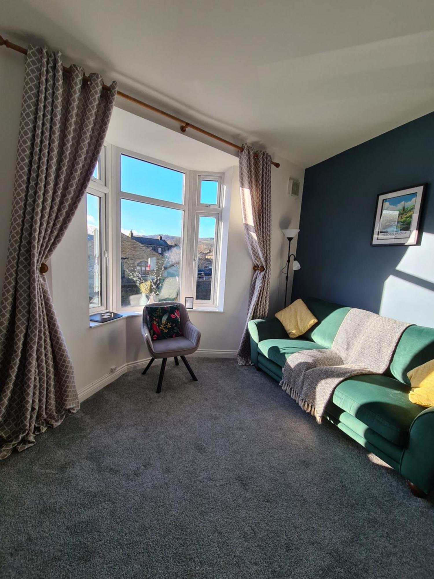 Modern River View Mytholmroyd Apartment Exterior foto